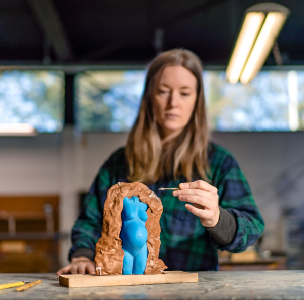 Pregnancy sculpture-process